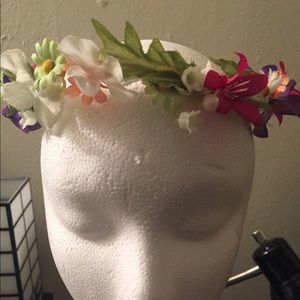 Multi Colored flower crown 